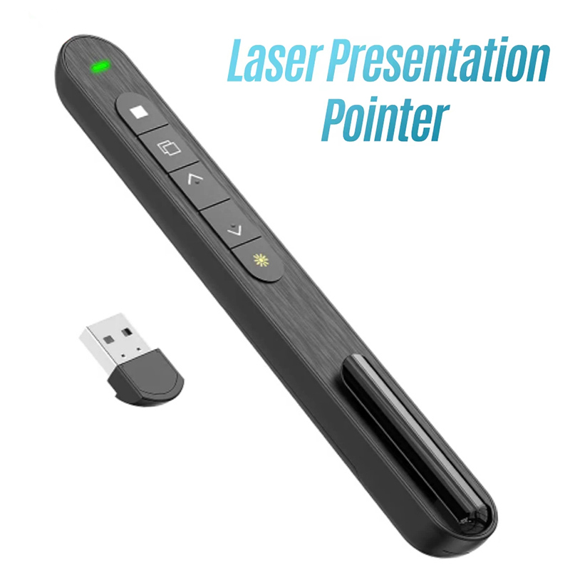 Laser Pointer Presenter - Draadloze presenter Rode laser Pagina draaipen