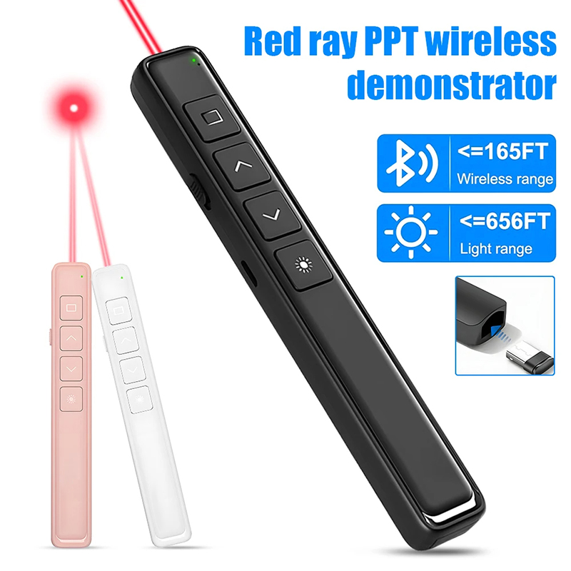 Laser Pointer Presenter - Draadloze Presentatie Clicker Powerpoint Pen RF