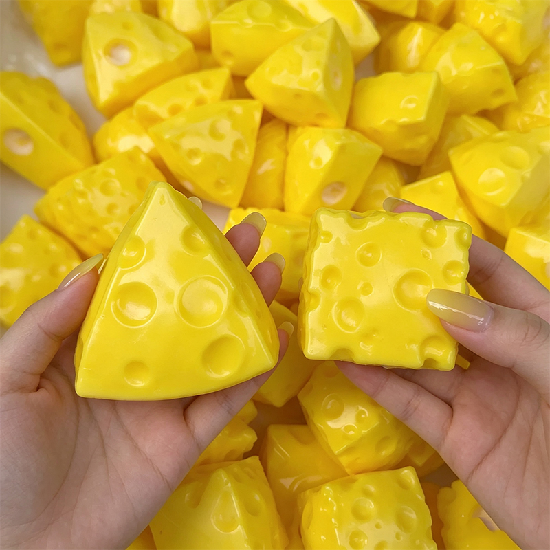 Electronics Latest Gadgets - Squishy Mini Kaasblokjes Fidget Toys Zachte