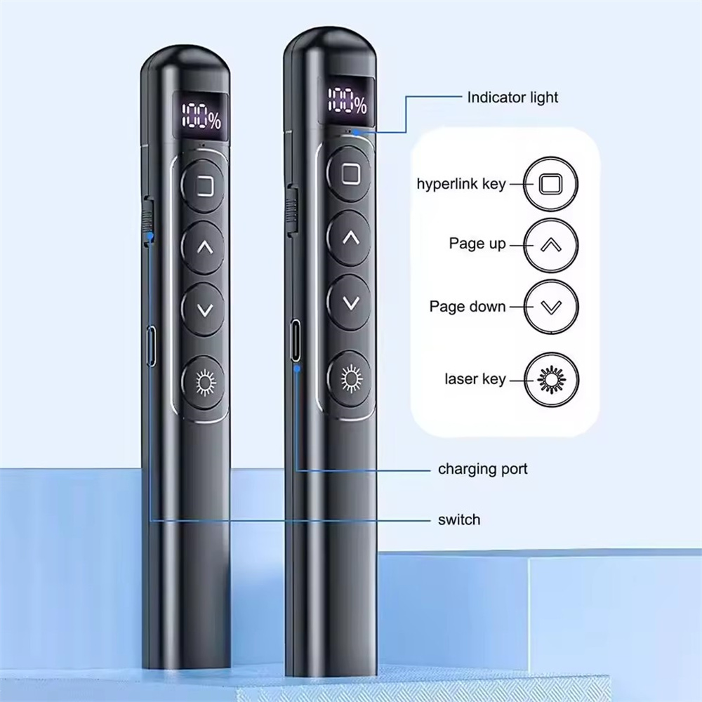 Laser Pointer Presenter - Flip-pen Presentatie Clicker RF 2.4GHz PowerPoint