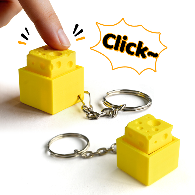 3D Geprinte Cheesy Key Fidget  - Electronics Latest Gadgets recensie en prijs