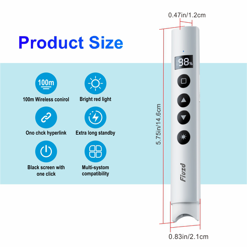Nieuwe Draadloze Presenter Rod - Laser Pointer Presenter recensie en prijs