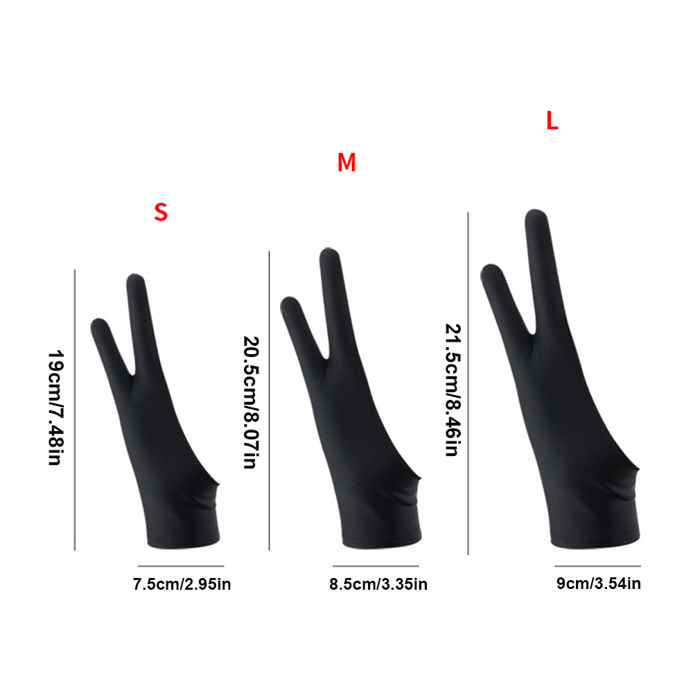 1PC Handschoenen met twee ving - Digital Drawing Tablet recensie en prijs