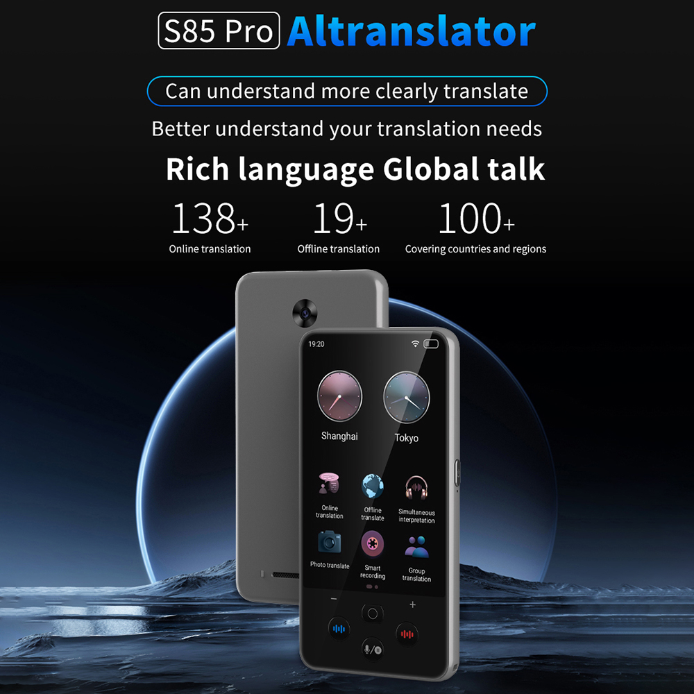 S85 pro Taalvertalerapparaat 4 - Portable Translator Device recensie en prijs