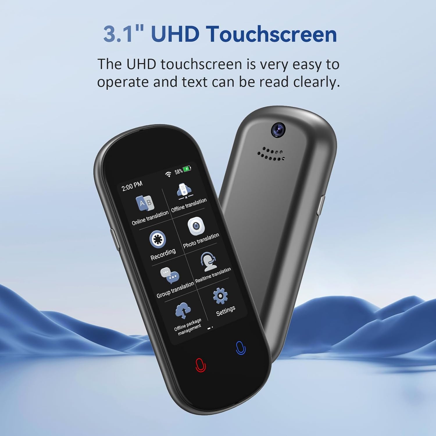 Instant AI Voice Translator Z2 - Portable Translator Device recensie en prijs