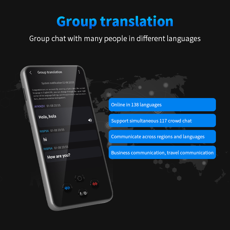 S85 Pro 4-inch touchscreen-taa - Portable Translator Device recensie en prijs