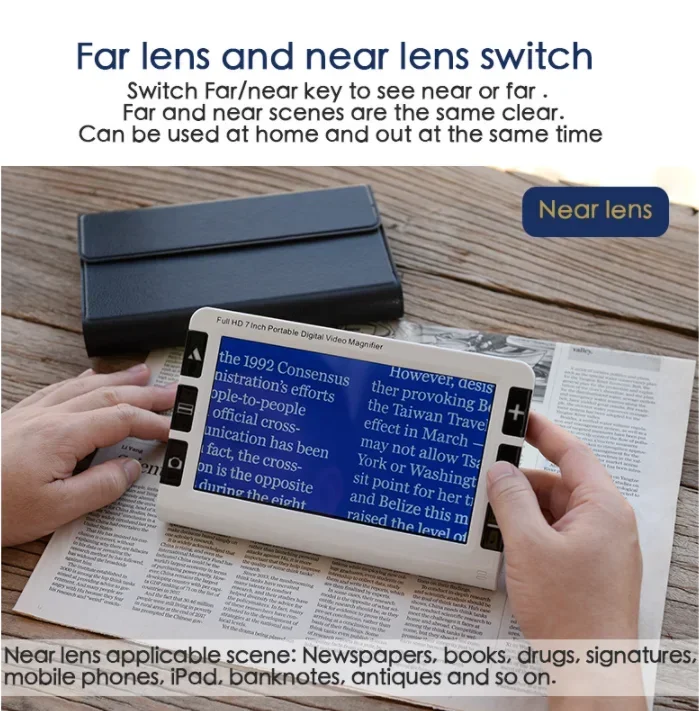 NIEUW 2-32X draagbare elektron - Digital Magnifier Reading recensie en prijs